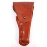 POST WWI US ARMY M1916 BROWN LEATHER GUN HOLSTER