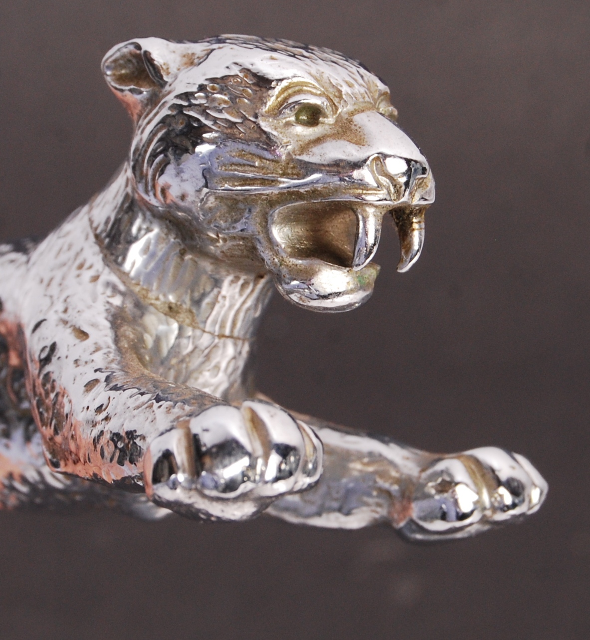 RARE 1930'S DESMO LEAPING LEOPARD CAR MASCOT - Image 2 of 5