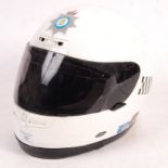 ORIGINAL POLICE MOTORCYCLE HELMET FOR CAMBRIDGESHIRE CONSTABULARY