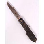 RARE WWII COMBAT KNIFE BY JOSEPH ELLIOT & SONS