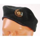 WWII ROYAL MARINE COMMANDO UNIFORM BERET & BADGE