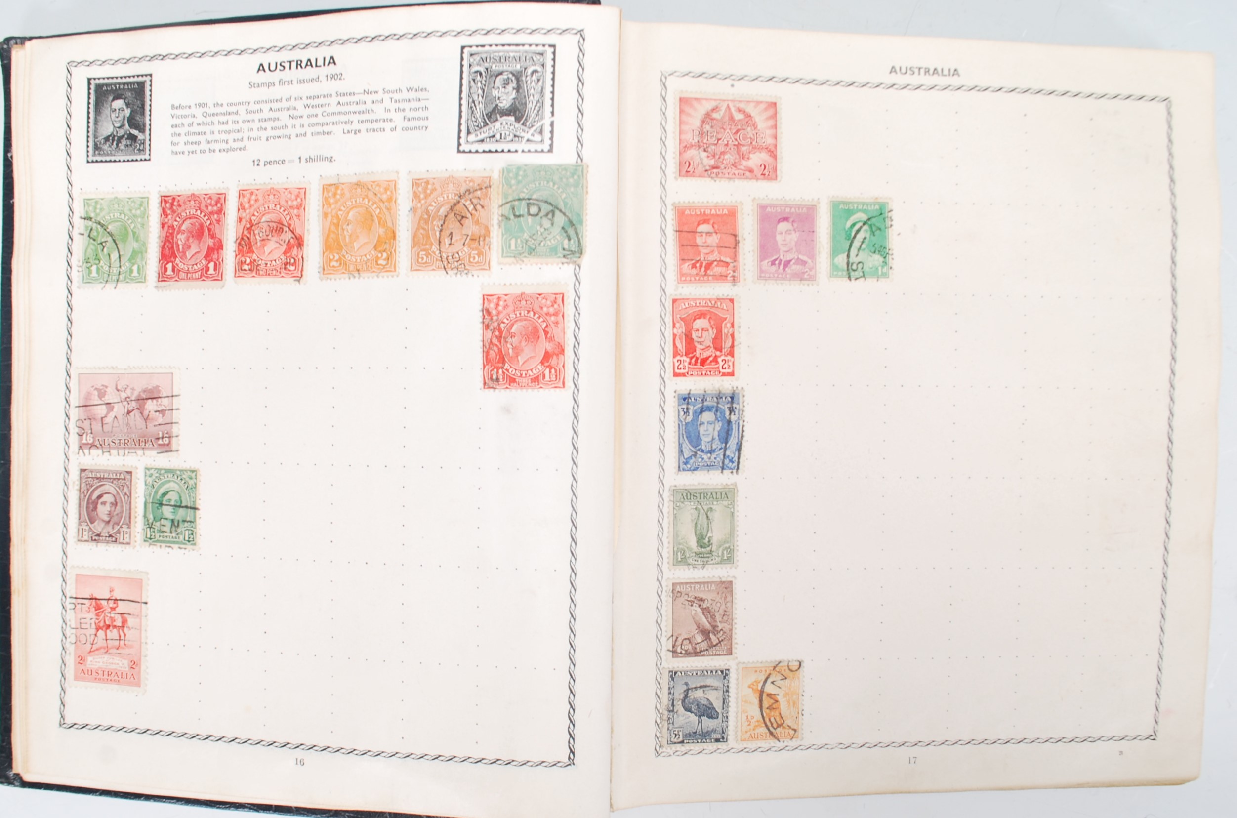 A 20th Century world stamp album to include a wide