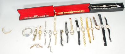 A collection of vintage 20th century ladies wrist