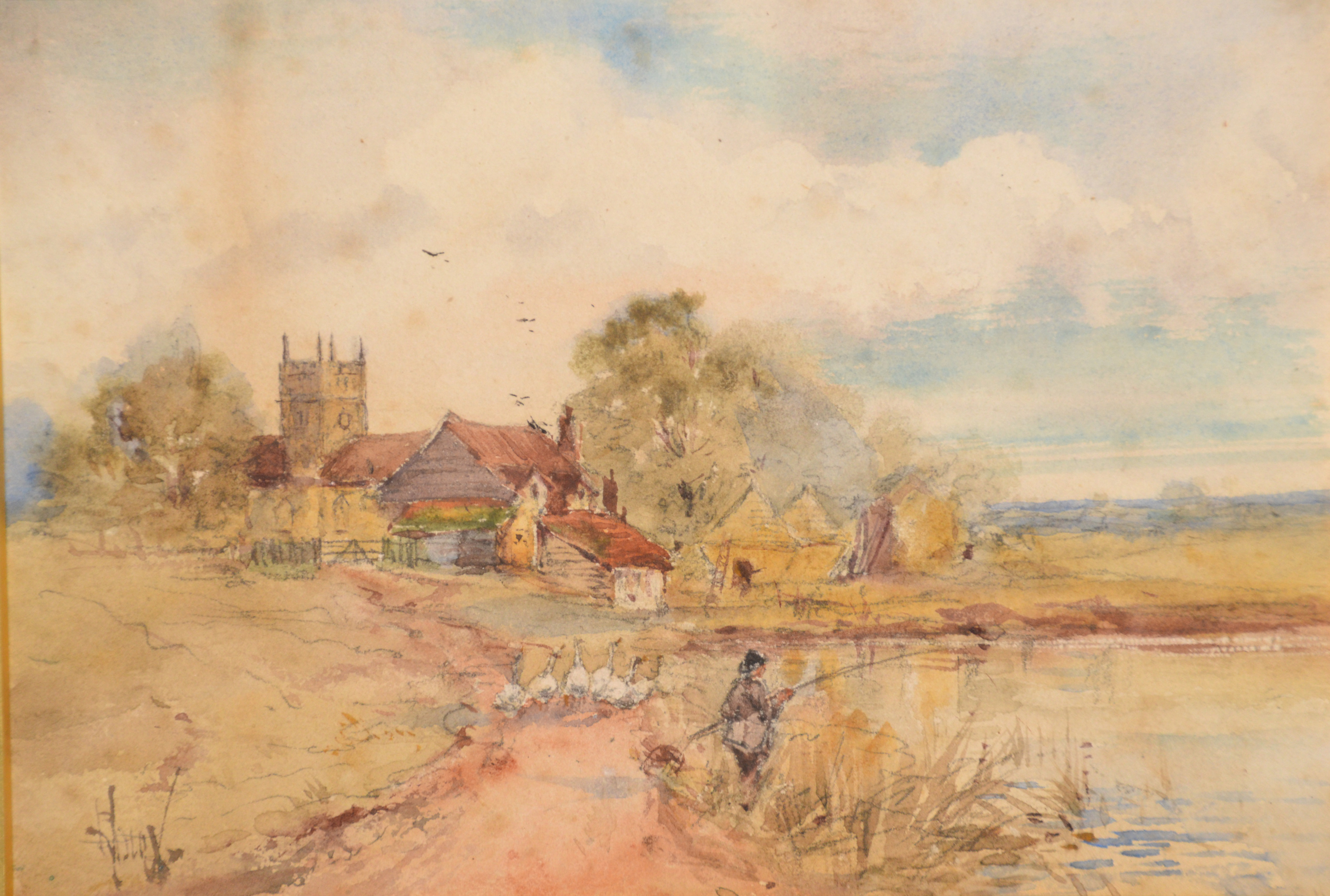 George Dunkerton Hiscox. A 19th Century Watercolou - Image 2 of 5