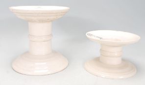 A 19th century Victorian white ceramic butchers sh