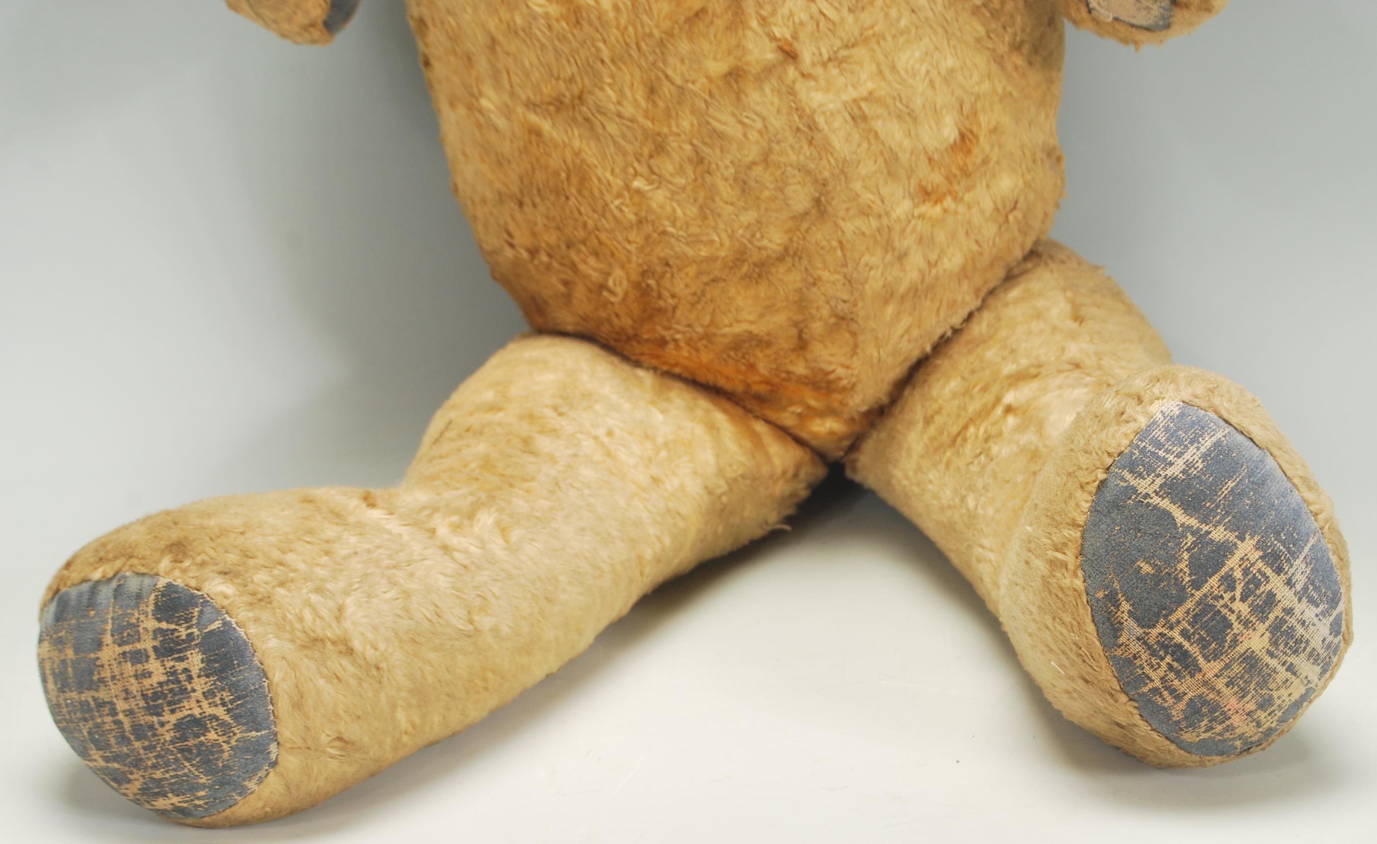 A vintage early to mid 20th Century childs teddy b - Image 4 of 6