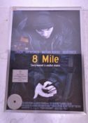 A framed 8 mile cinema poster + Cd collectable bei