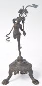 18TH CENTURY ANTIQUE BRONZE OF THE GOD MERCURY