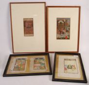COLLECTION OF 19TH CENTURY INDIAN PAINTINGS ON PAP