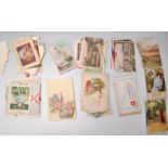 A group of vintage postcards dating from the early 20th Century to include approx 70 Bamford song