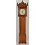 A 19th century West Country oak longcase / grandfather clock marked to the dial for JN Criddle of