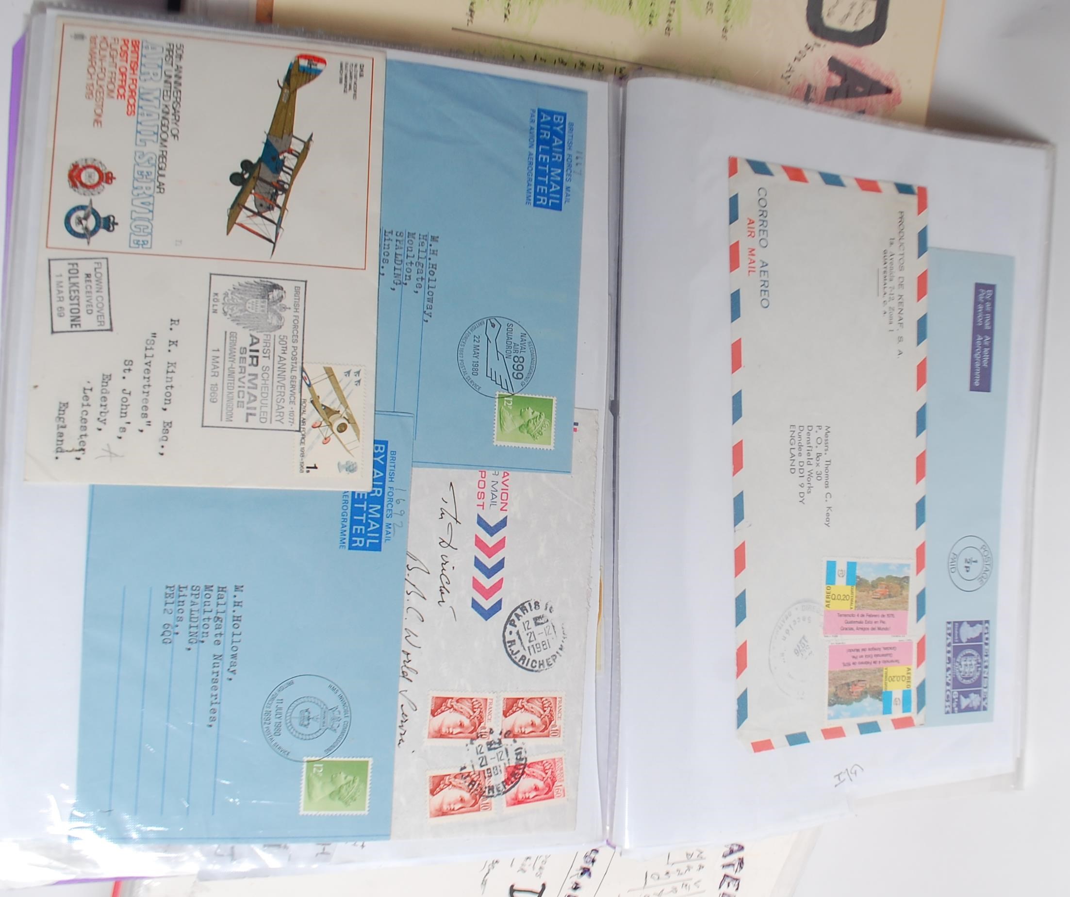 A collection of albums relating to Aerophilately to include stamps and covers relating to UK - Bild 12 aus 17