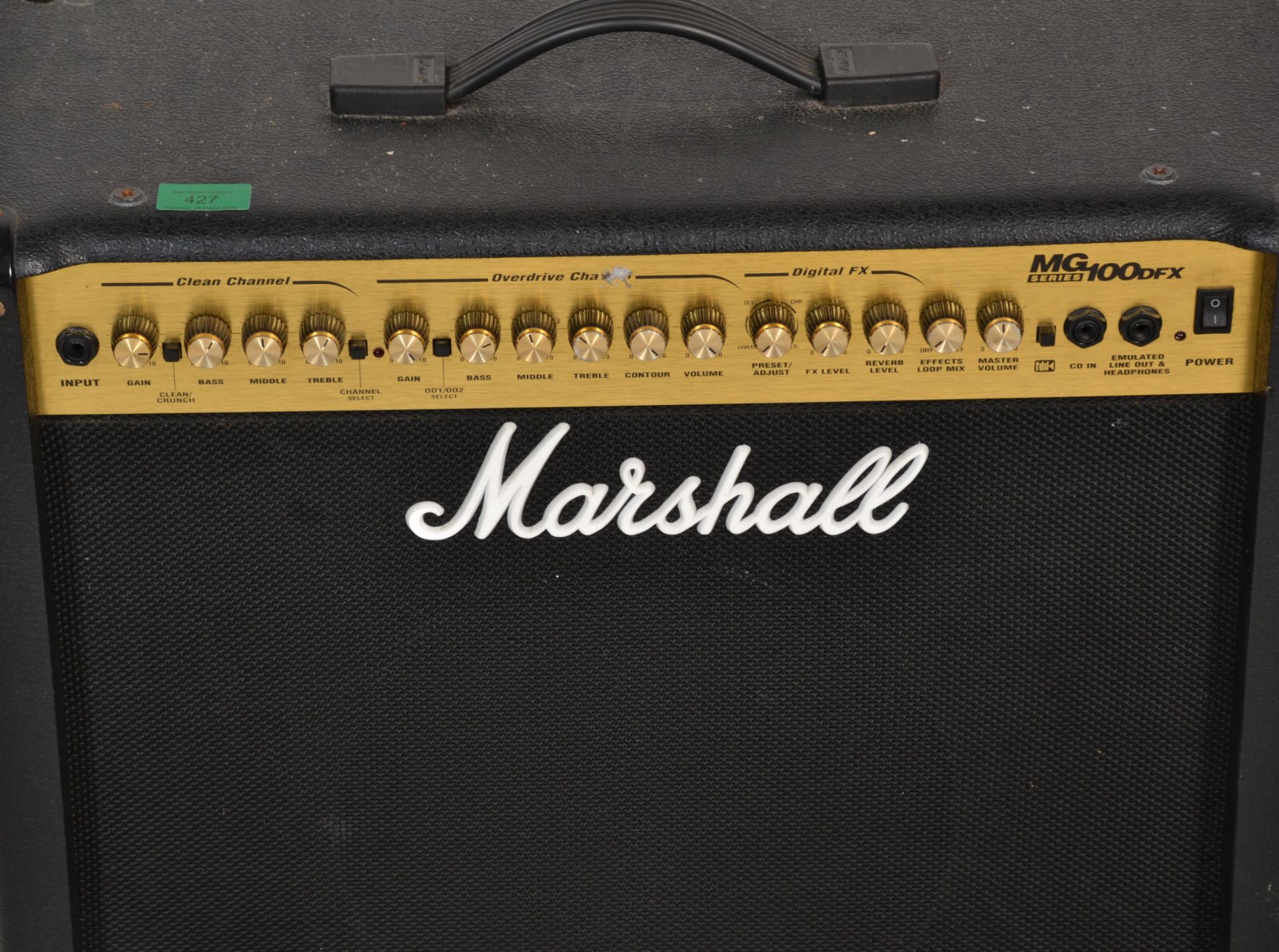 A Marshall MG Series 100DFX Guitar Amplifier in bl - Bild 5 aus 7