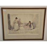 Sir William Russell Flint (British 1880-1969) - a limited edition print after a watercolour painting