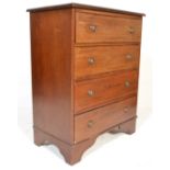 EDWARDIAN MAHOGANY INLAID SECRETAIRE BACHELORS CHE