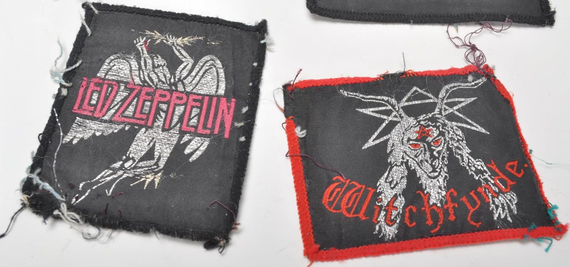 A collection of 1980's heavy metal rock music related patches to include Led Zeppelin, Hawk Wind, - Bild 4 aus 6