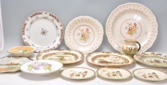 A collection of late 19th / early 20th Century Royal Doulton ceramics to include four Egyptia