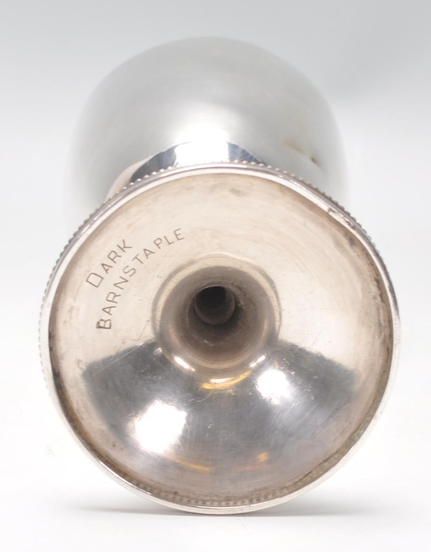 James Deakin & Sons - A late 19th Century silver hallmarked plane trophy having a round circular - Image 4 of 5