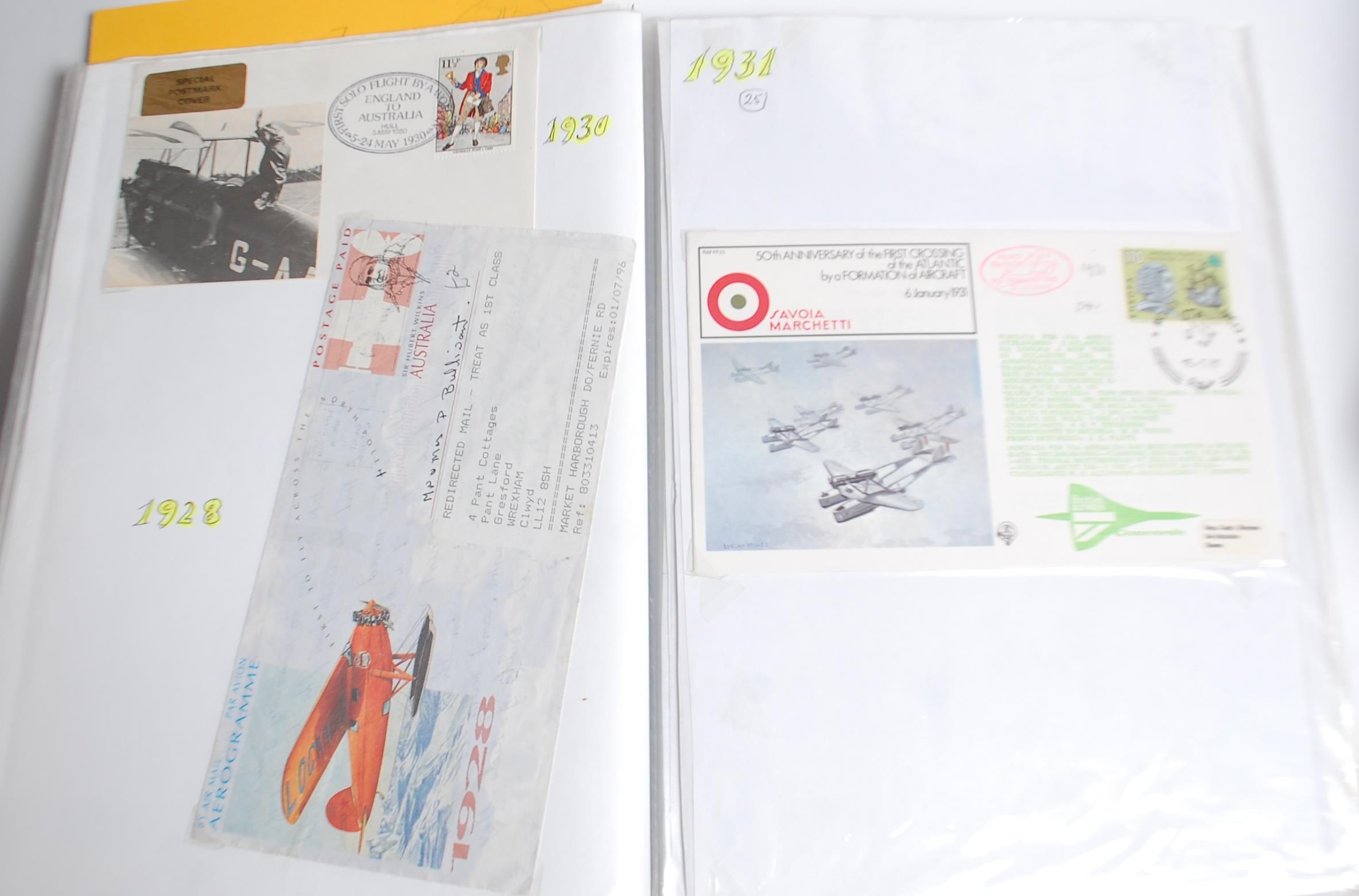 A collection of albums relating to Aerophilately to include stamps and covers relating to UK - Bild 15 aus 17