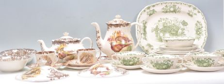 Royal Worcester Palissy - A part tea service by Palissy in the 'Game Series' pattern consisting of