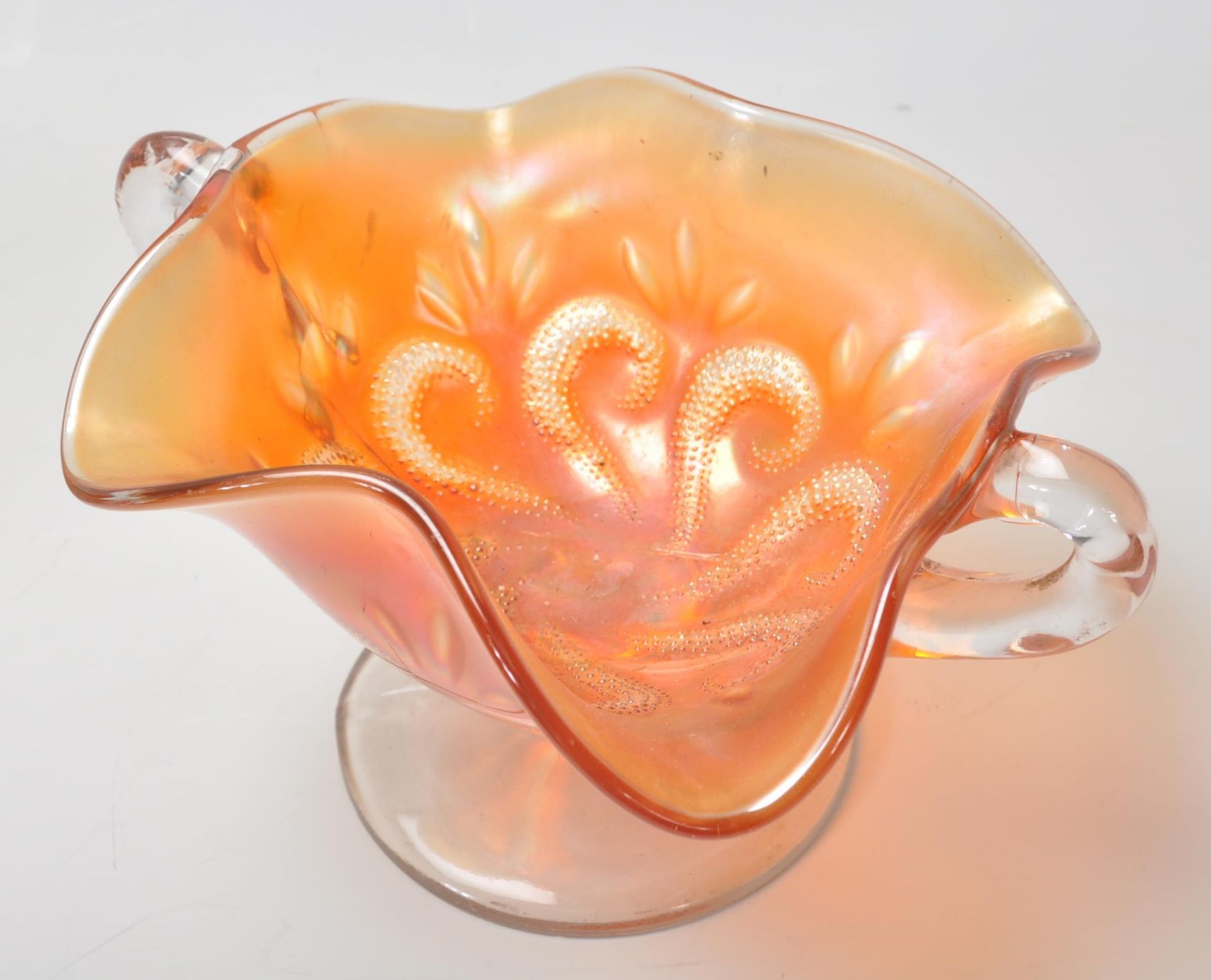 A mixed collection of vintage 20th Century Carnival luster glass wares including dishes, jug, - Image 13 of 13