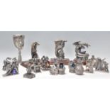 A selection of Myth and Magic figurines / ornaments, most depicting dragons, some set with cut