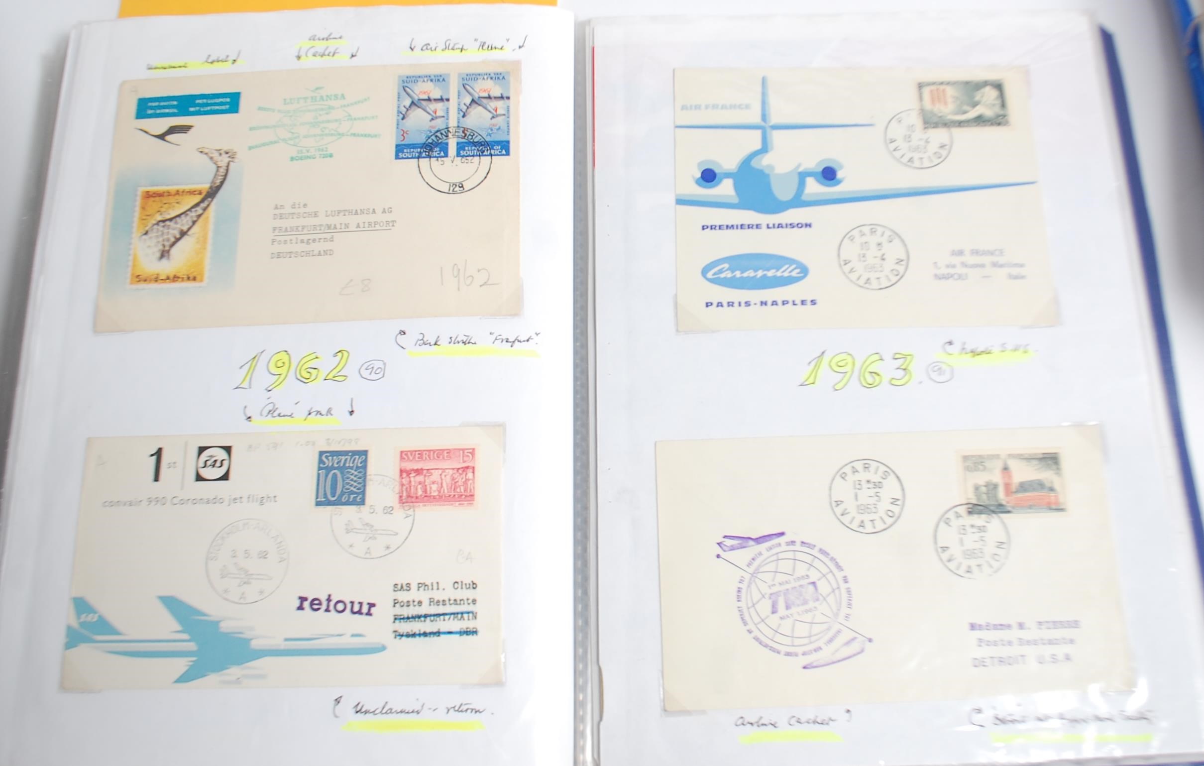A collection of albums relating to Aerophilately to include stamps and covers relating to UK - Bild 17 aus 17