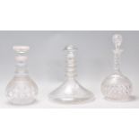 A collection of 20th Century glassware to include six boxed Stuart crystal brandy glasses, a