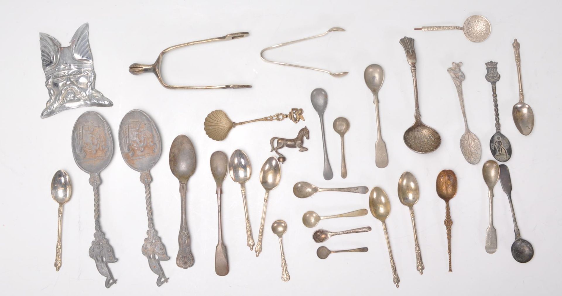 Metal Detectorist Finds. A collection of metal detector finds to include 19th century pewter spoons,