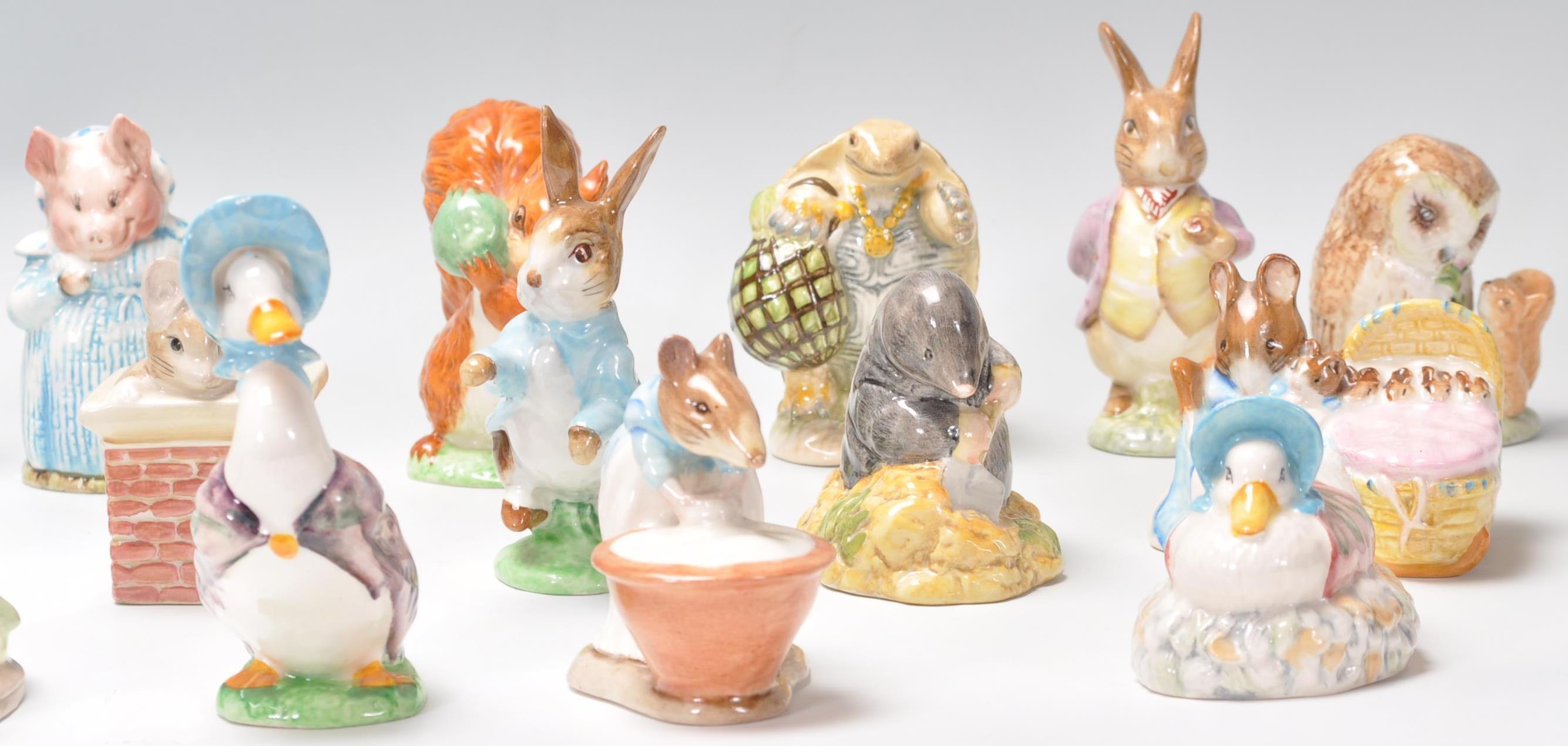A collection of twenty five Beswick Beatrix Potter figurines to include Mrs Tiggy Winkle, Mr - Image 4 of 7