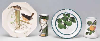 A collection of late 19th Century and early 20th Century ceramics to include a Brown-Westhead, Moore