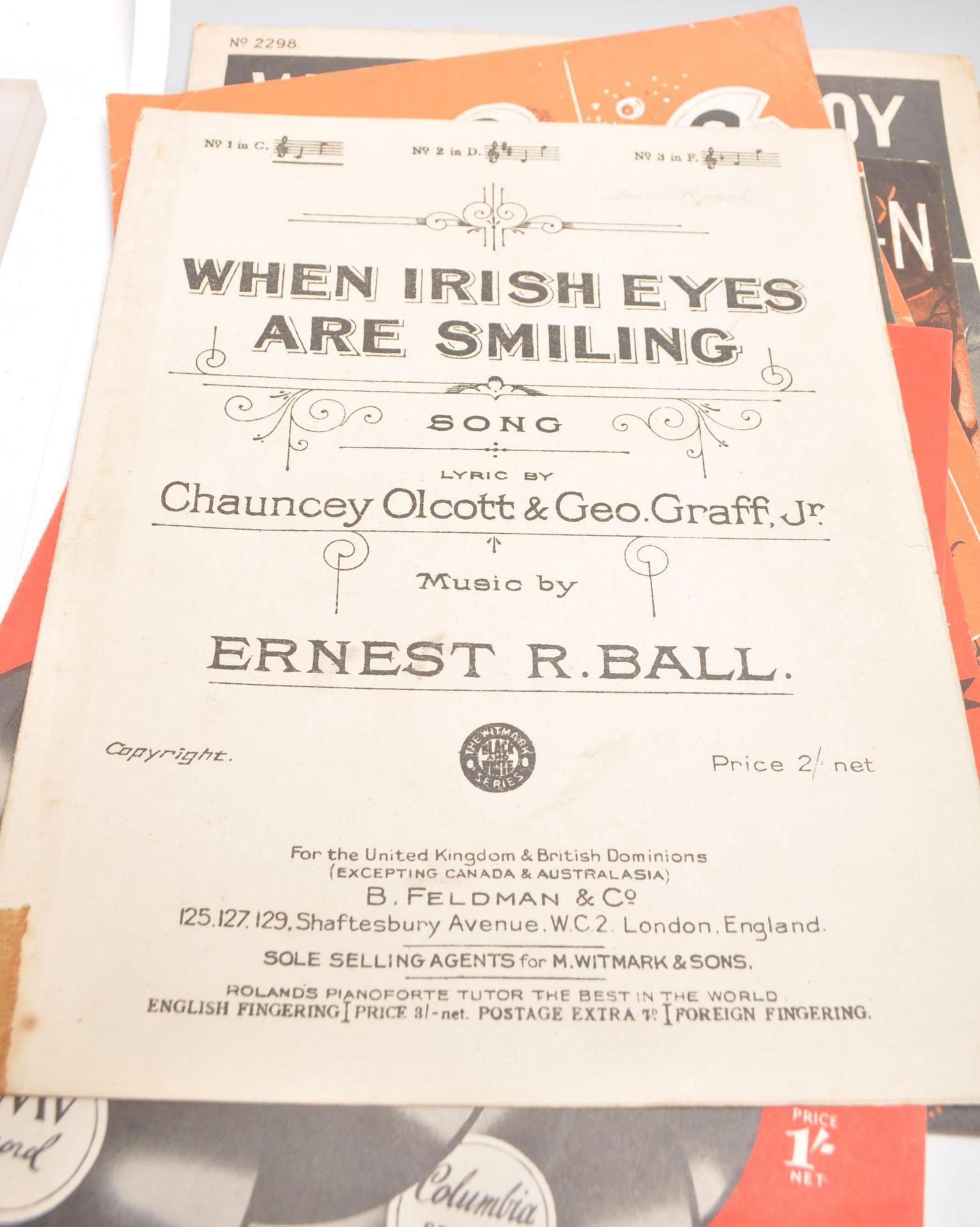 A good mix of sheet music dating from the early 20th Century to include Adolf Words and Music by - Image 7 of 7