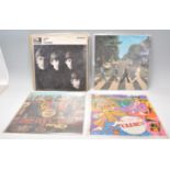 A group of eleven Vinyl Long Play LP Record albums by The Beatles. All 1st presses to include Let It