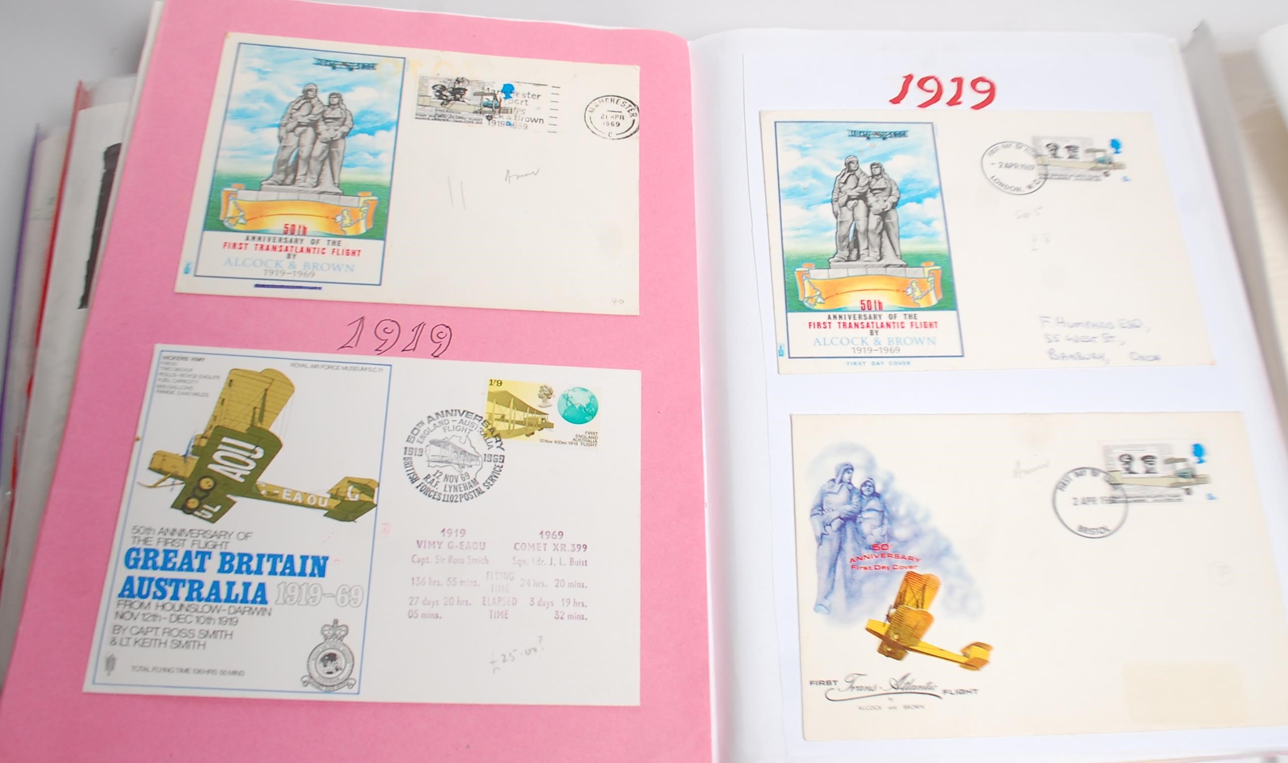 A collection of albums relating to Aerophilately to include stamps and covers relating to UK - Bild 11 aus 17