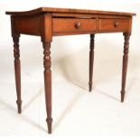 A Victorian 19th century mahogany writing table de