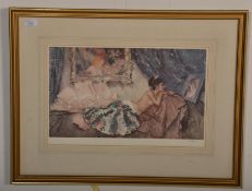 Sir William Russell Flint (British 1880-1969) - A limited edition print after a watercolour