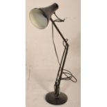 A vintage 20th Century Herbert Terry Anglepoise industrial desk lamp finished in black enamel