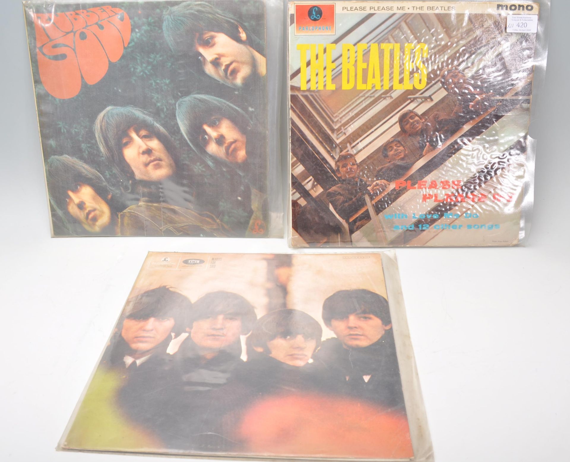 A group of eleven Vinyl Long Play LP Record albums by The Beatles. All 1st presses to include Let It - Bild 3 aus 3