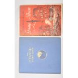 Two early / mid 20th Century stamp albums to include a Trafalgar stamp album filled with world