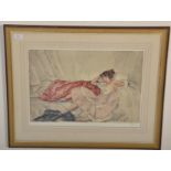 Sir William Russell Flint (British 1880-1969) - a limited edition print after a watercolour painting