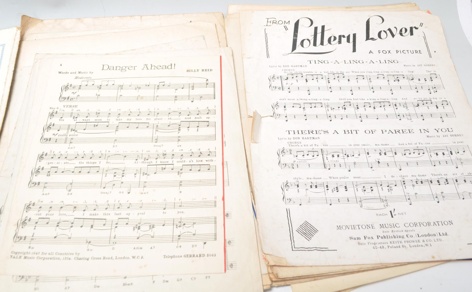 A good mix of sheet music dating from the early 20th Century to include Adolf Words and Music by - Image 3 of 7