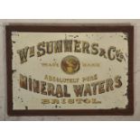 Local Interest - A good vintage early 20th Century pub advertising mirror for 'Wm Summers & Co,
