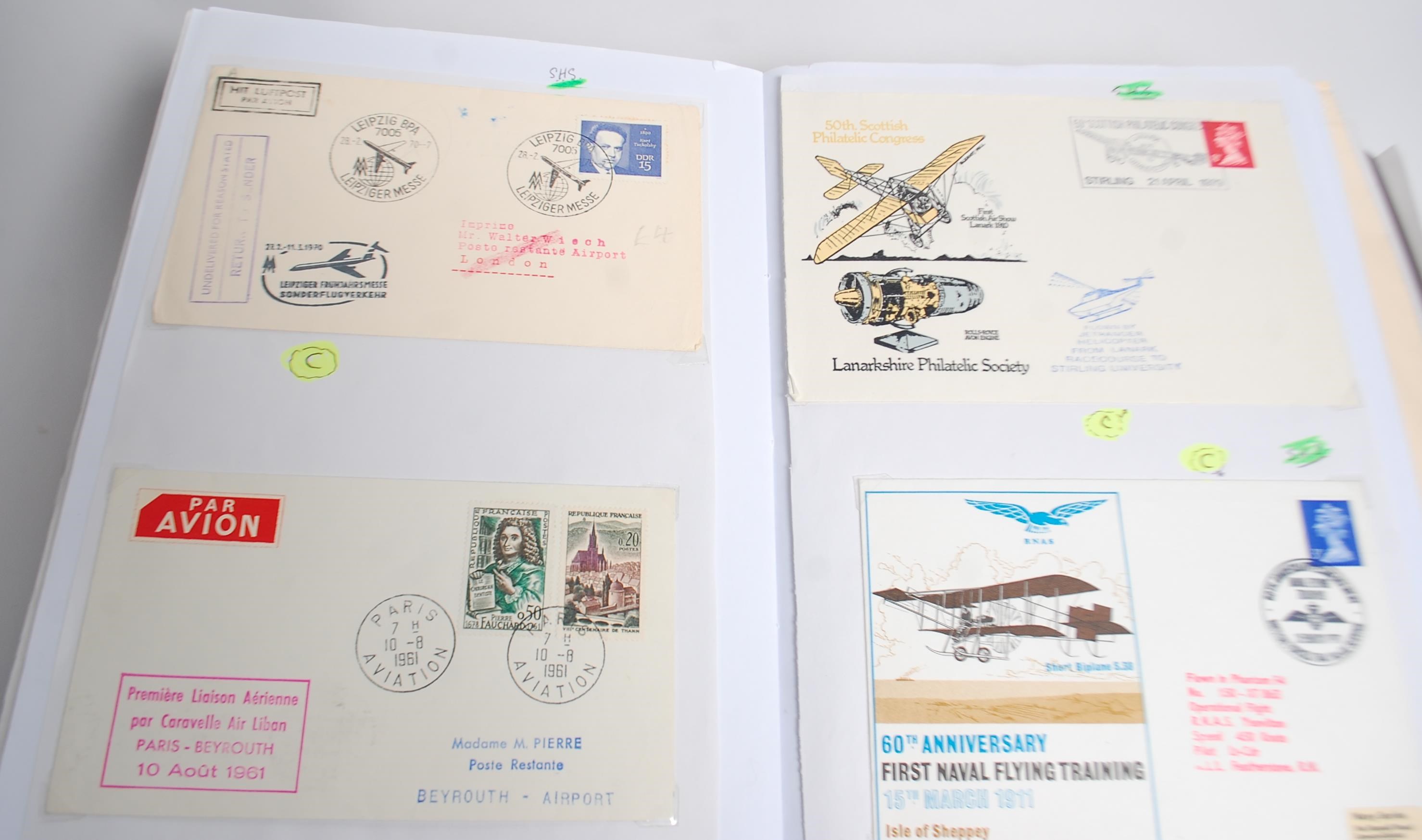 A collection of albums relating to Aerophilately to include stamps and covers relating to UK - Bild 4 aus 17