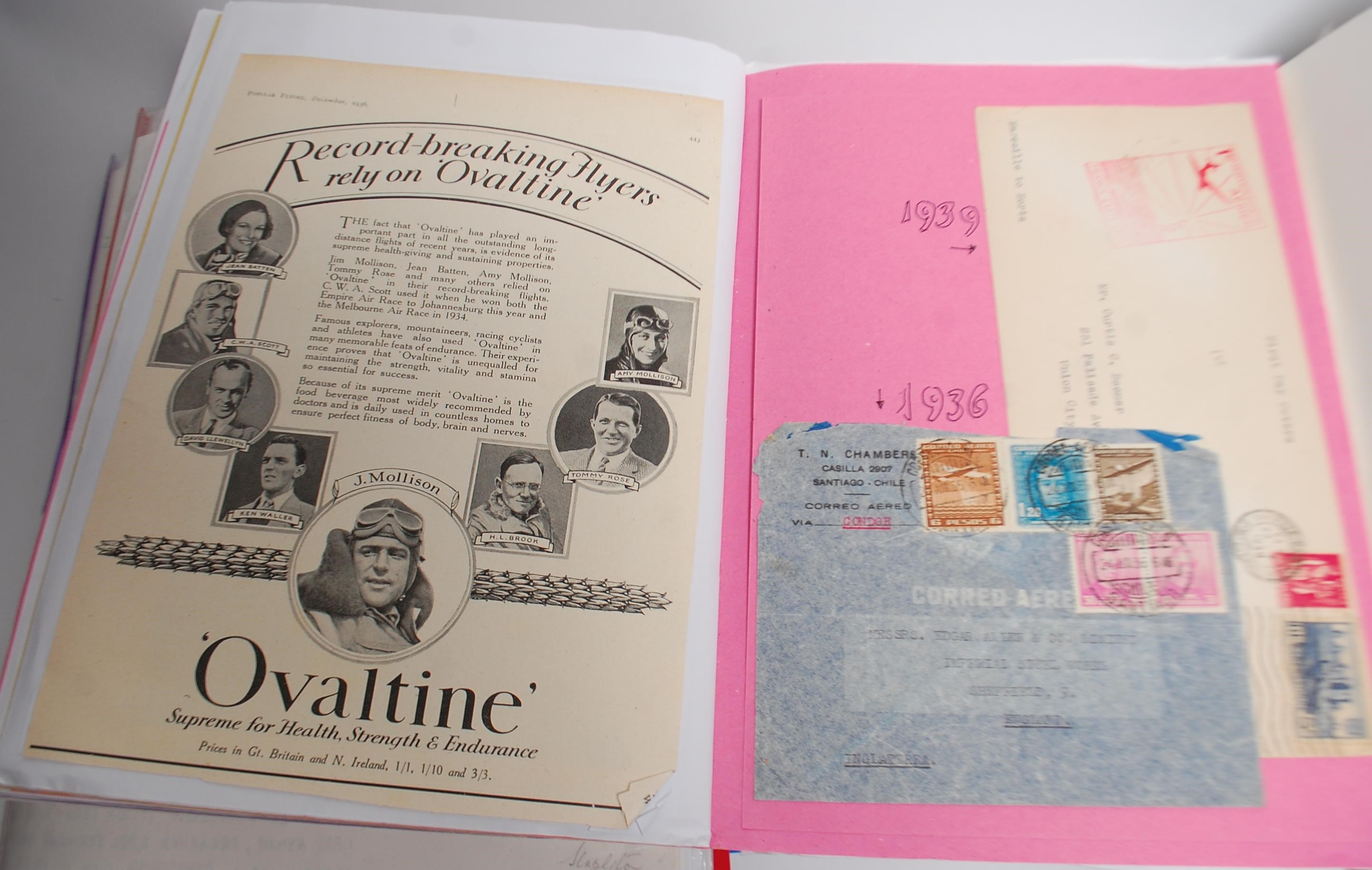 A collection of albums relating to Aerophilately to include stamps and covers relating to UK - Bild 8 aus 17