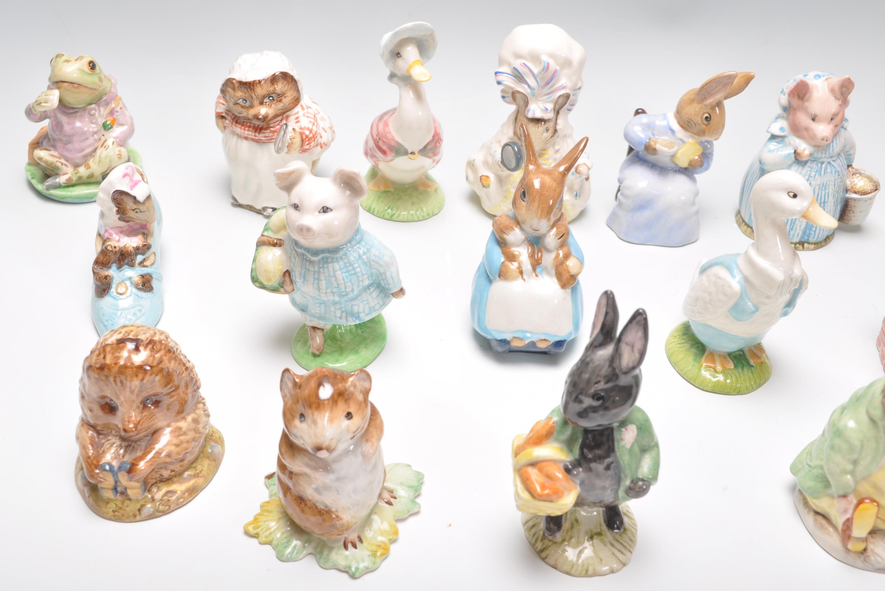 A collection of twenty five Beswick Beatrix Potter figurines to include Mrs Tiggy Winkle, Mr - Image 7 of 7