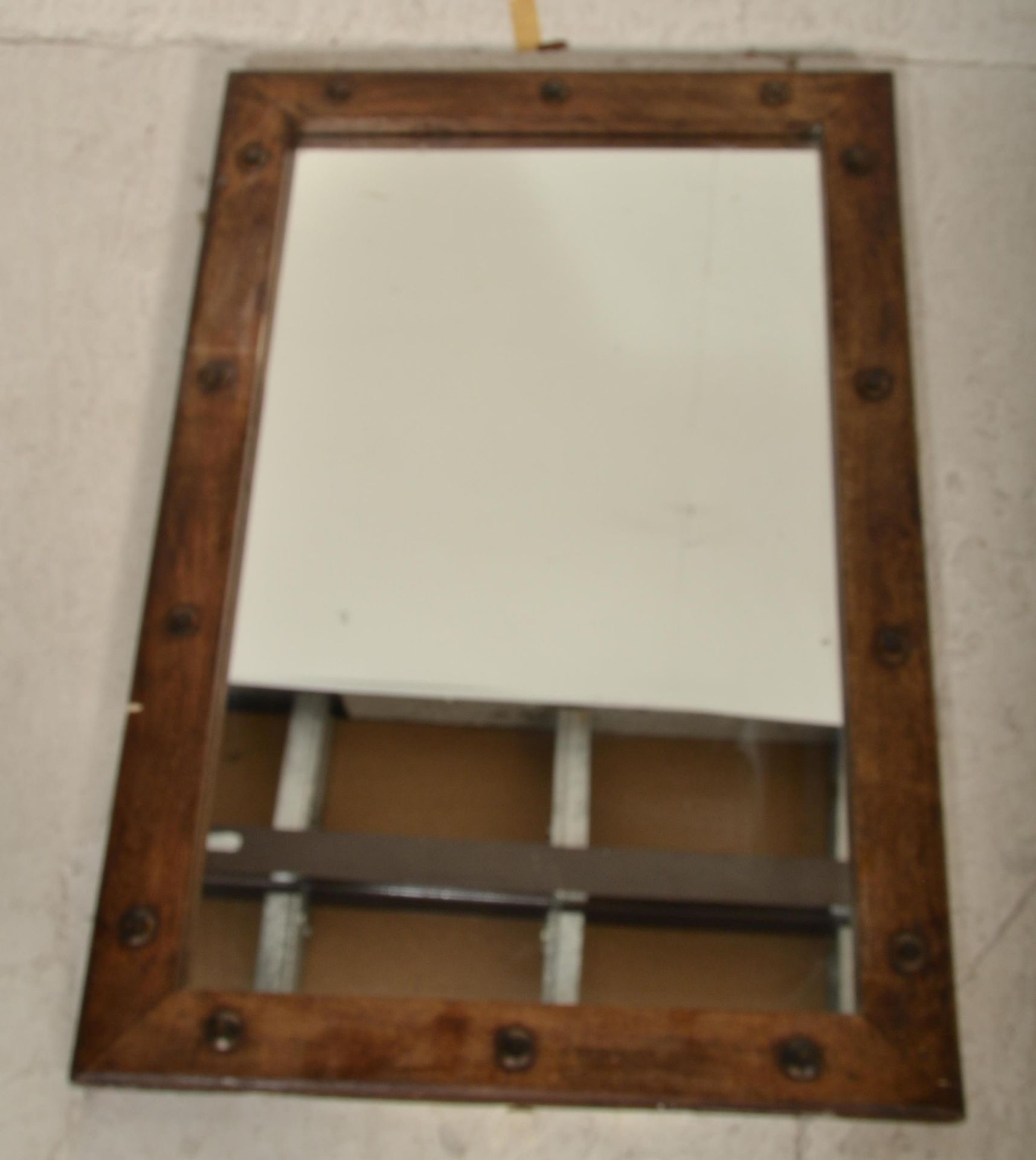 A collection of mirrors to include Victorian octagonal example, large Industrial modern style mirror - Bild 2 aus 5