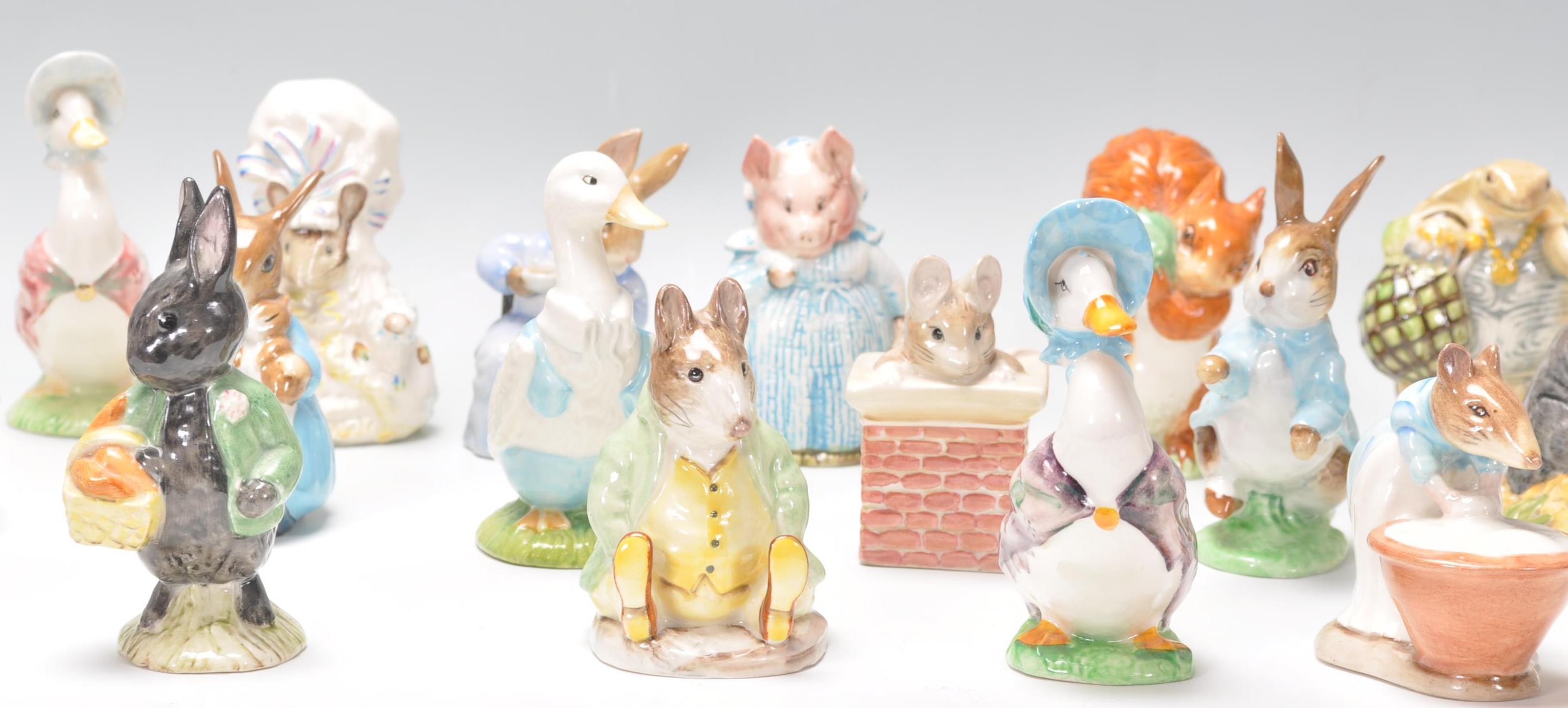 A collection of twenty five Beswick Beatrix Potter figurines to include Mrs Tiggy Winkle, Mr - Image 3 of 7