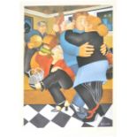 AFTER BERYL COOK SIGNED PRINT ENTITLED ' SHALL WE DANCE '