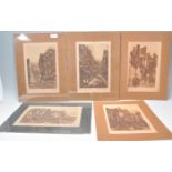 A group of five 19th Century local interest Bristol etchings published by Frost and Reed to
