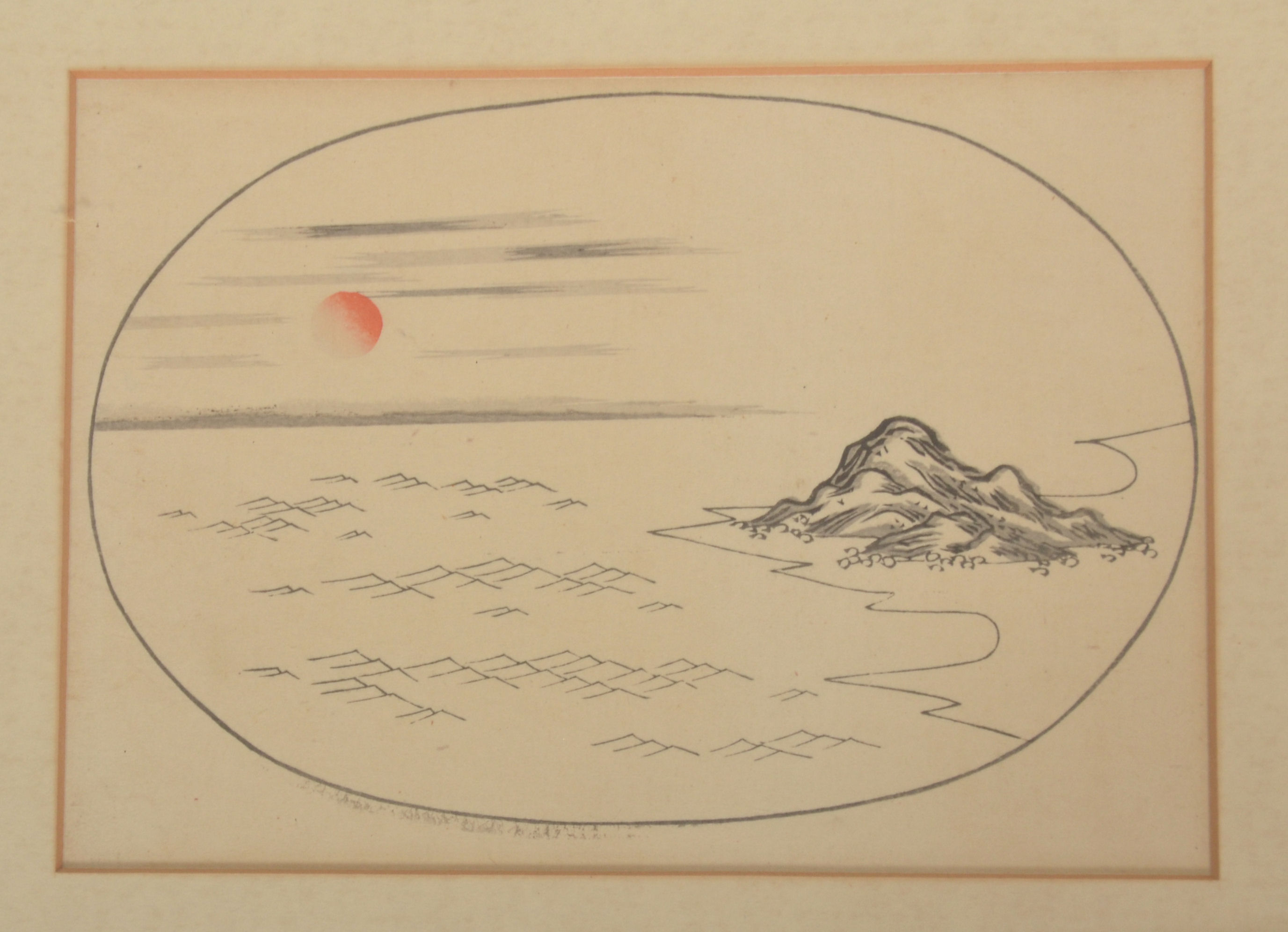 A group of five 19th Century Japanese framed and glazed woodblock prints of various Japanese - Image 3 of 7